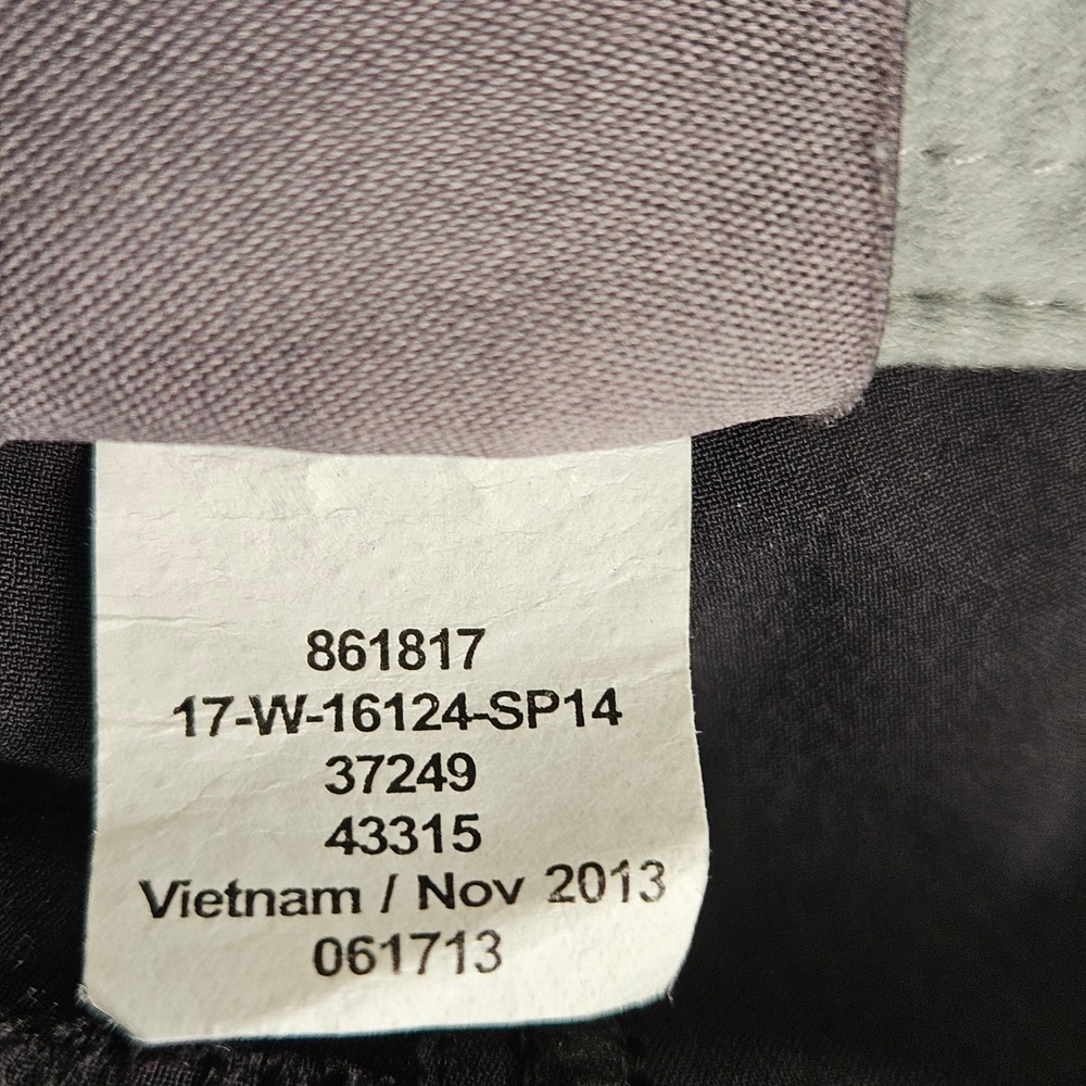 REI Sahara Path Cargo Pant Womens 14 Dark Gray Charcoal Roll Tab Hiking Outdoor - Picture 13 of 16